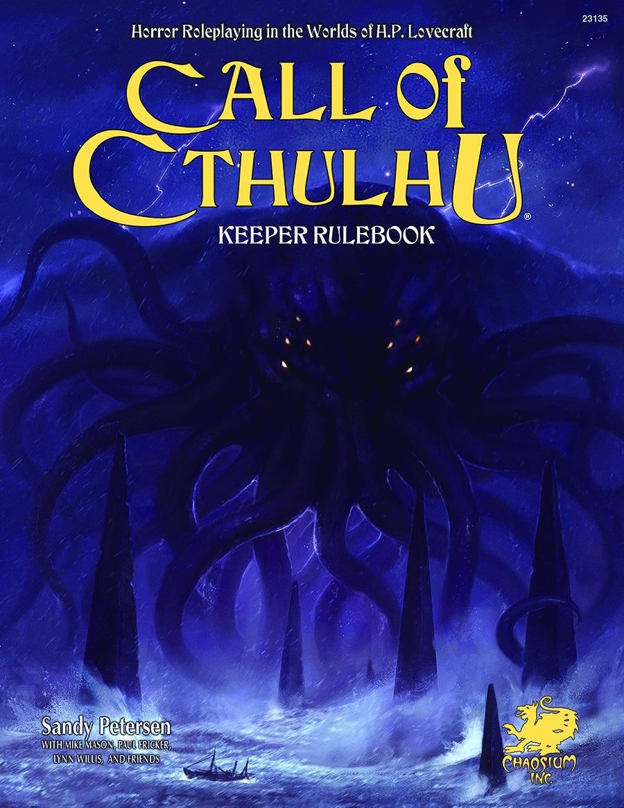 Call of Cthulhu: Keeper Rulebook (GM), 7th Edition