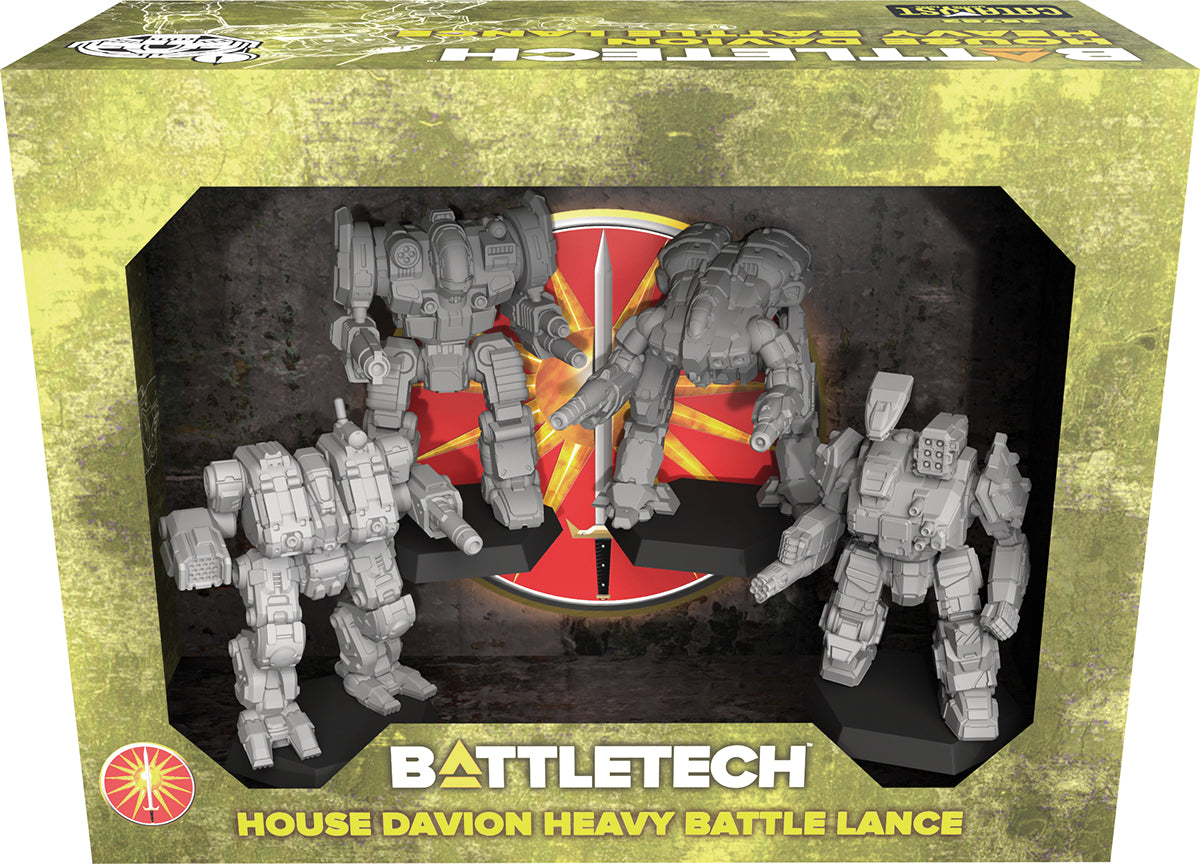 BattleTech: Miniature ForcePack - House Davion Heavy Battle Lance