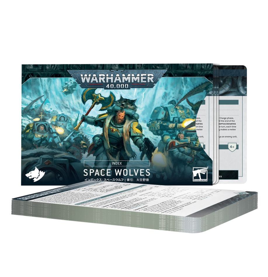 INDEX CARDS SPACE WOLVES (ENG)