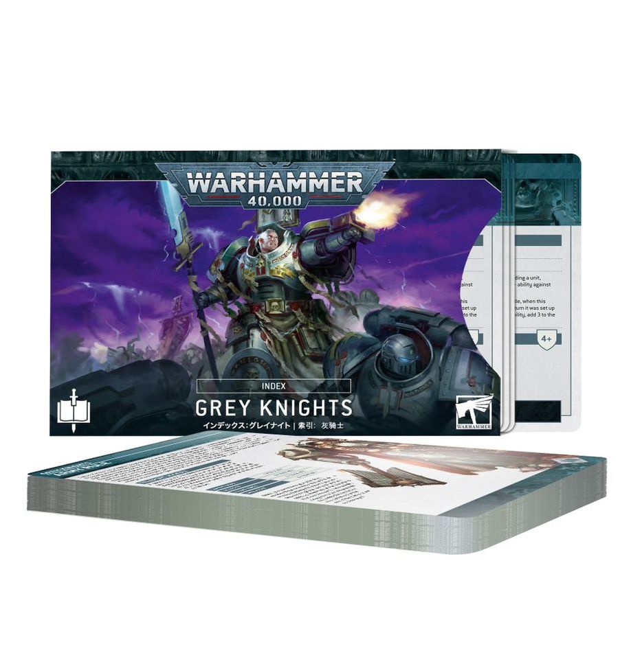INDEX CARDS GREY KNIGHTS (ENG)