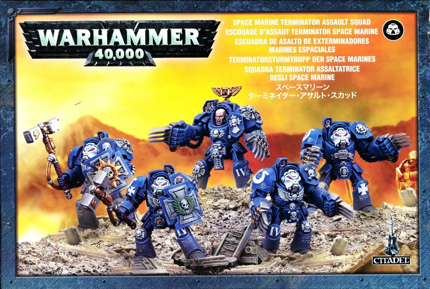 Warhammer 40K Space Marine Terminator Squad 1st Born Primed 2094