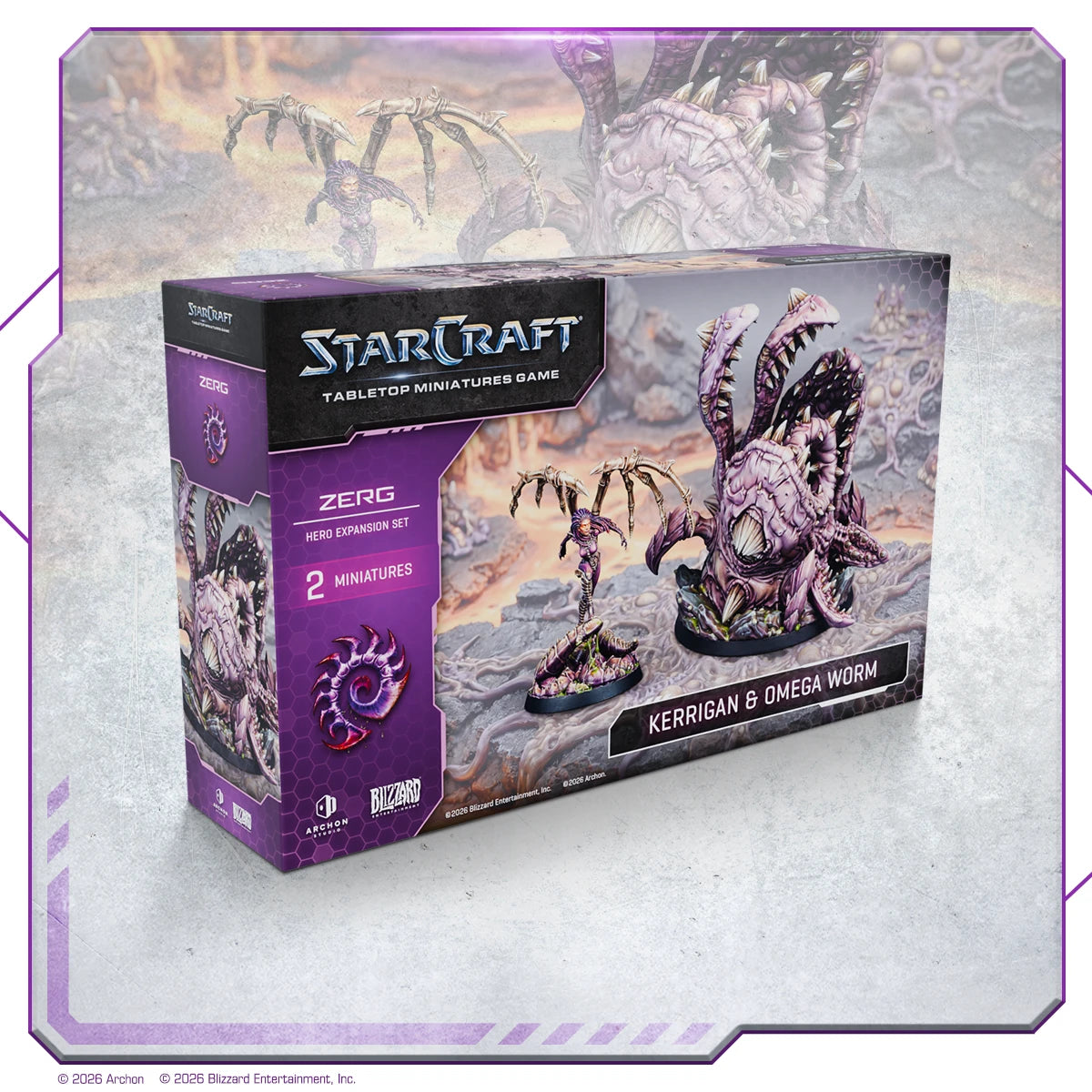 [PREORDER] StarCraft® Kerrigan & Omega Worm Hero Expansion Set