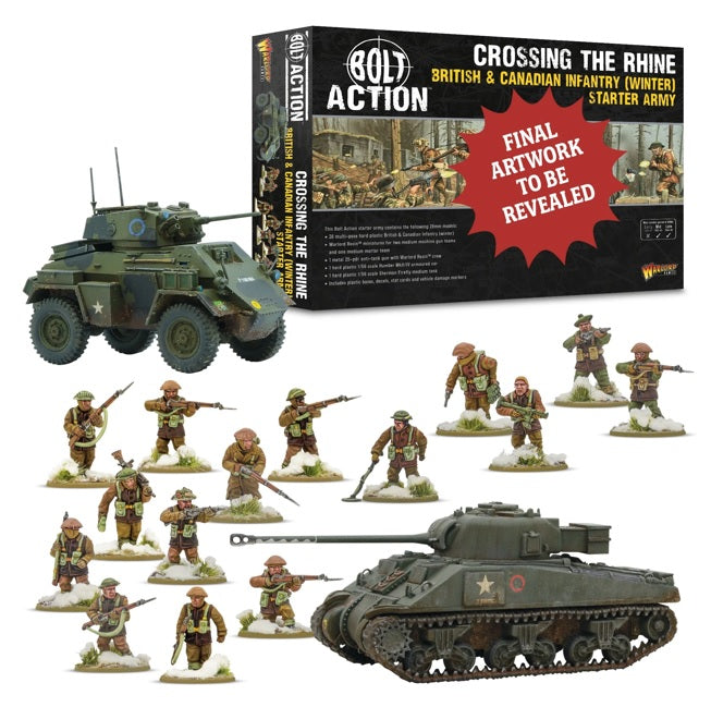 Bolt Action: 'Crossing the Rhine' - British & Canadian Infantry (Winter) Starter Army