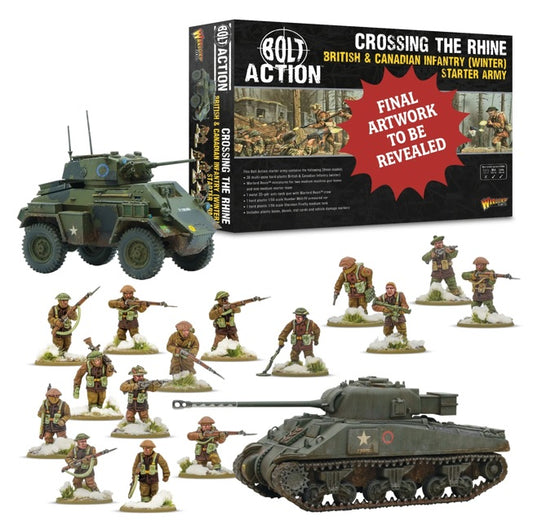 Bolt Action: 'Crossing the Rhine' - British & Canadian Infantry (Winter) Starter Army