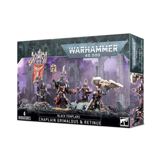 BLACK TEMPLARS: GRIMALDUS & RETINUE