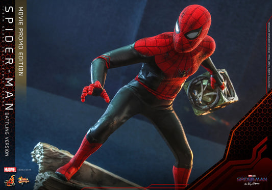 Spider-Man (Battling Version) Movie Promo Edition Sixth Scale Collectible Figure - Spider-Man: No Way Home (Hot Toys)