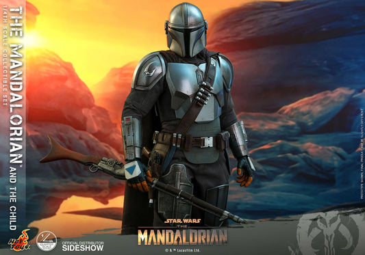 The Mandalorian and The Child Quarter Scale Collectible Set - Star Wars - The Mandalorian (Hot Toys)